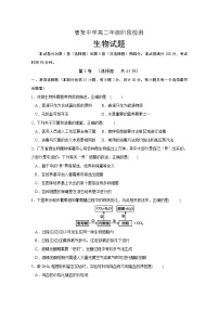 2020连云港智贤中学高二5月月考生物试卷含答案