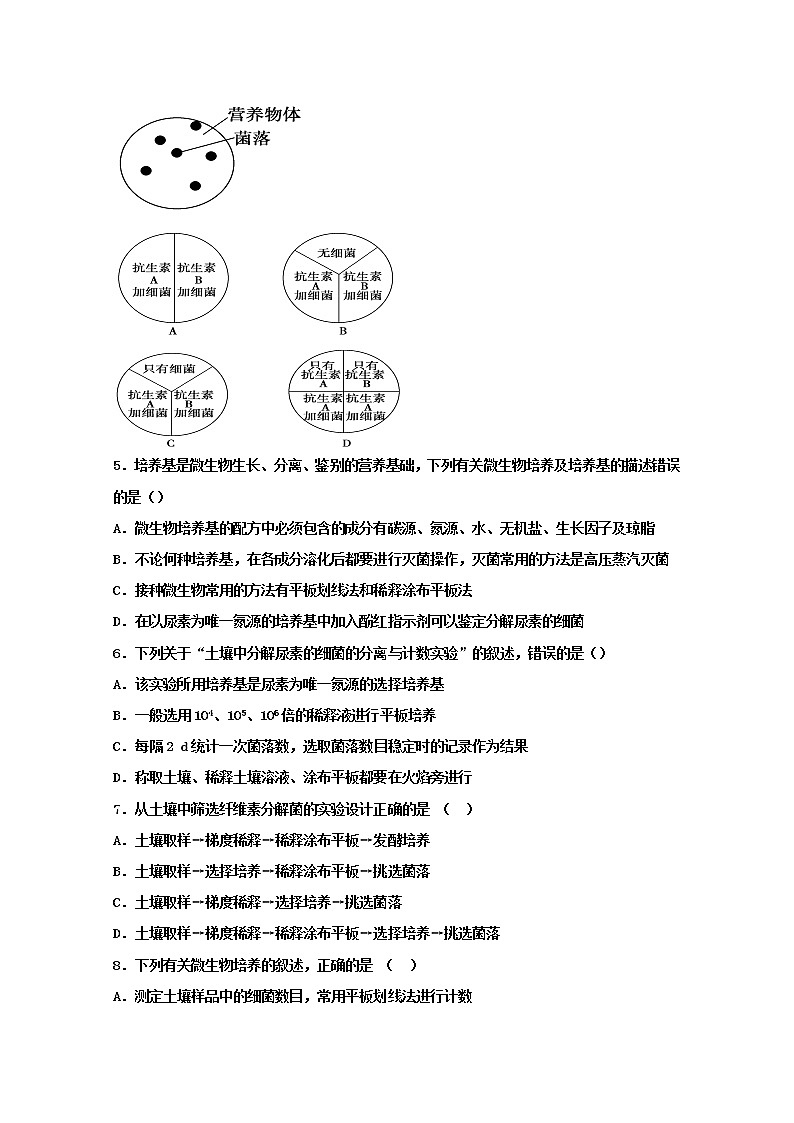 2020淄博淄川中学高二4月月考生物试题含答案02