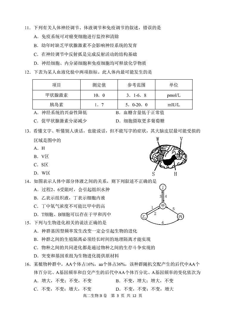 2020赤峰高二下学期期末联考生物（B卷）试题（可编辑）PDF版含答案03