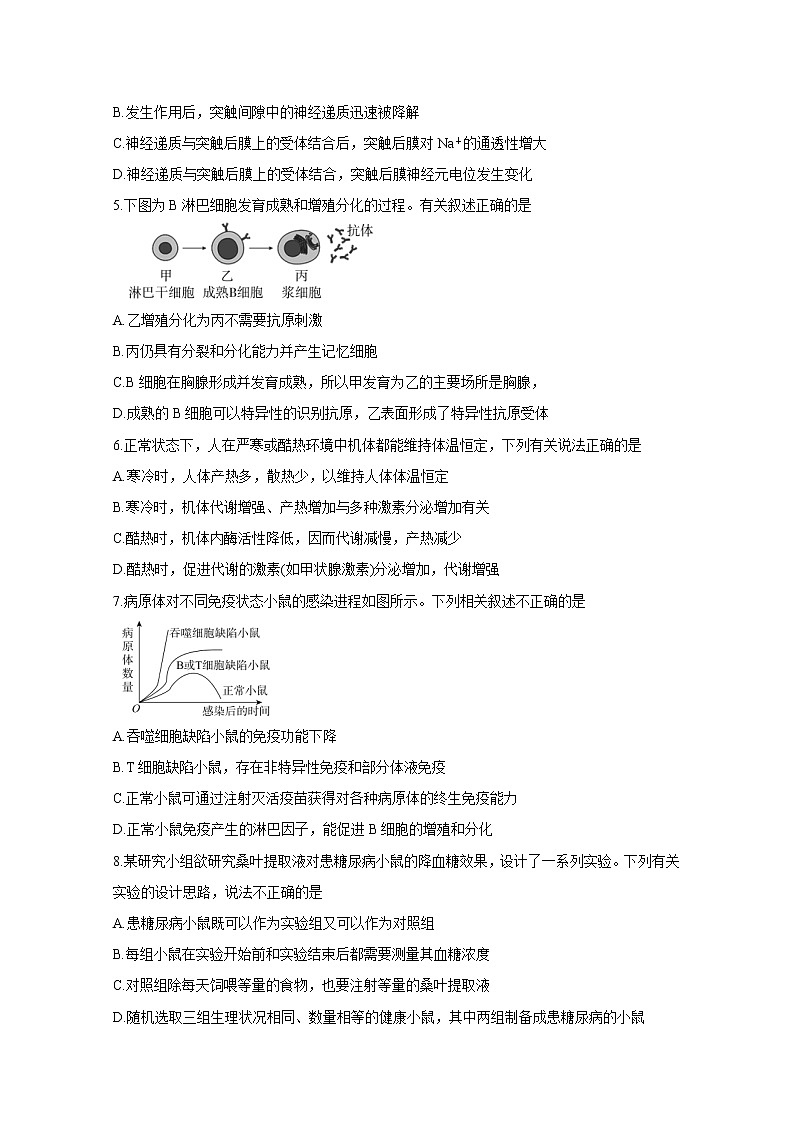 2020汕尾海丰县高二”线上教育“教学质量监测试题生物含答案第2页