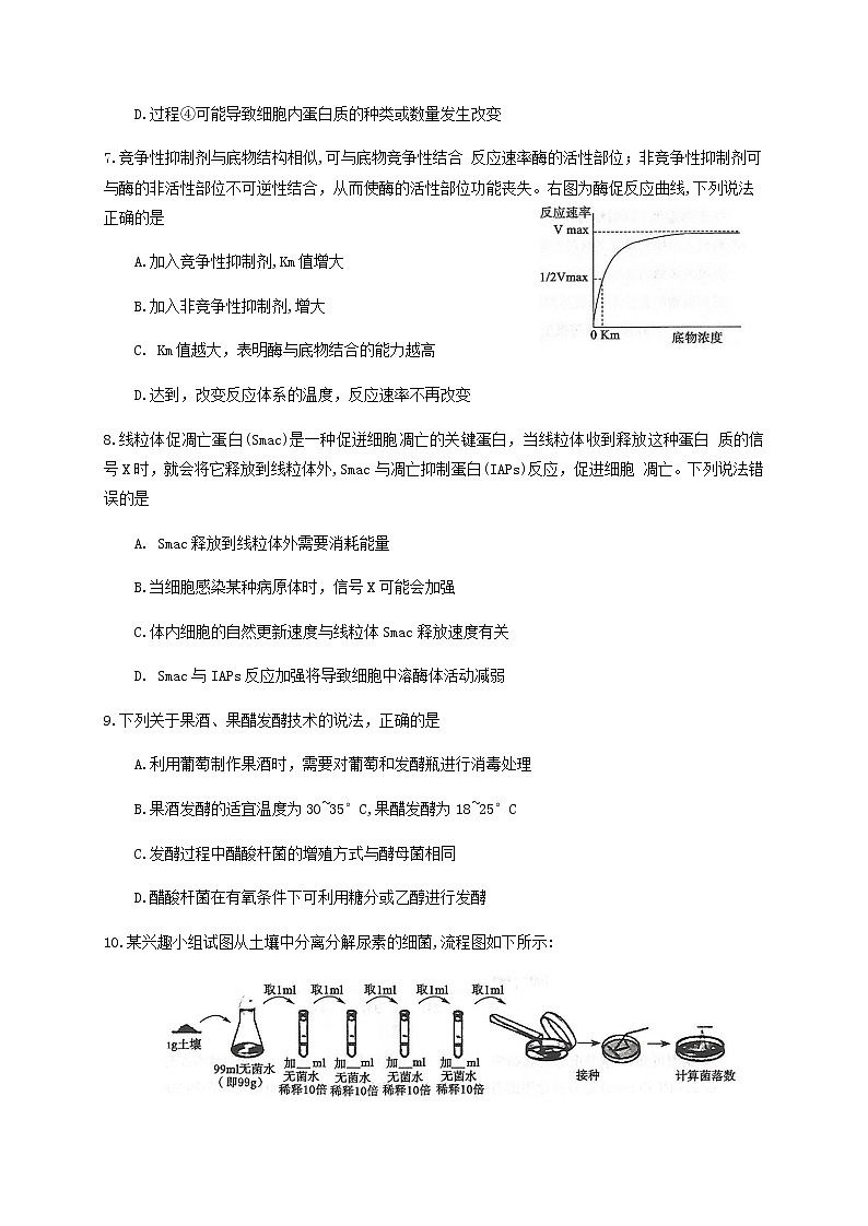 2020滨州高二下学期期末考试生物试题含答案03