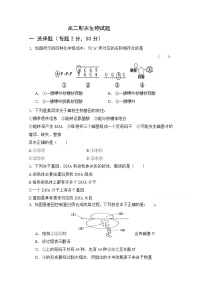 2020武威十八中高二上学期期末考试生物试题含答案