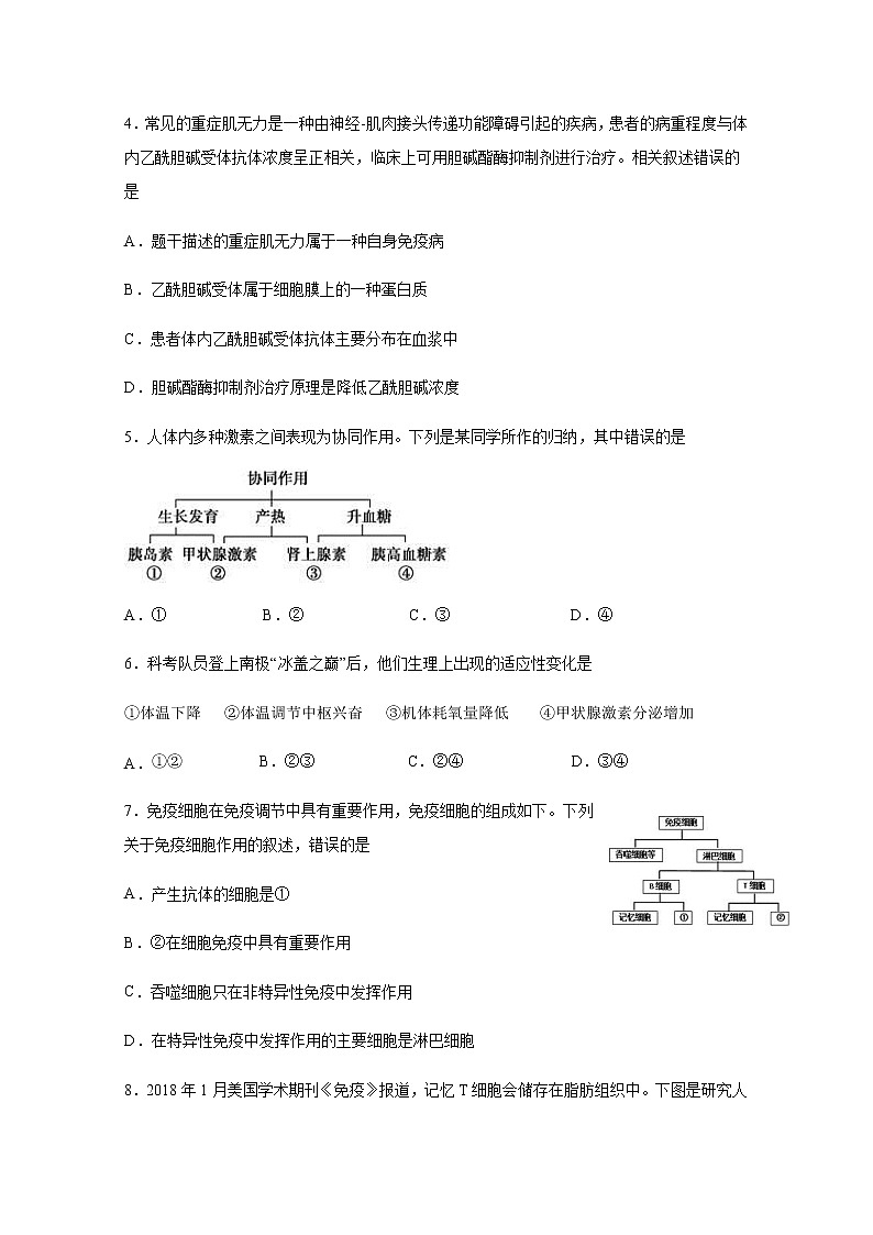 2020兰州一中高二下学期期中考试生物（理）试题含答案02