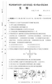 2021湖南师大附中高一下学期入学自主检测生物试题（可编辑）PDF版含答案