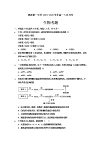 2020德州夏津一中高一5月月考生物试题含答案