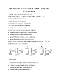 2020沧州一中高一下学期第二次学段检测生物试题含答案