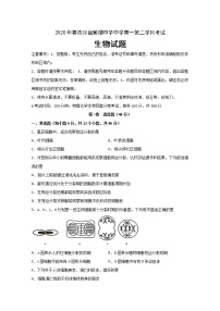 2020四川省棠湖中学高一下学期第二次月考生物试题含答案