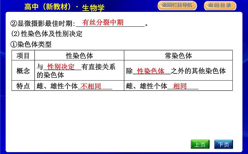 浙科版高中生物学必修2遗传与进化第二章染色体与遗传课时教学课件05