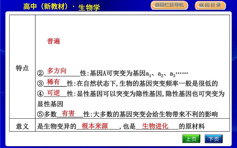 浙科版高中生物学必修2遗传与进化第四章生物的变异课时教学课件06