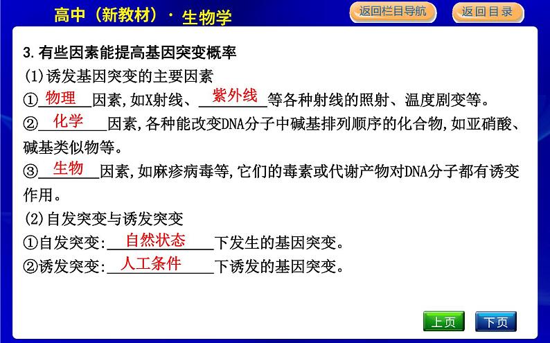 浙科版高中生物学必修2遗传与进化第四章生物的变异课时教学课件07