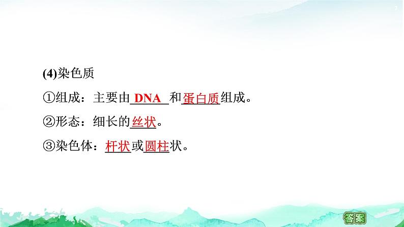 苏教版高中生物必修1第2章第2节第3课时遗传信息主要储存在细胞核中课件第7页