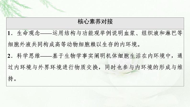 苏教版高中生物选择性必修1稳态与调节第2章第1节内环境的稳态课件04