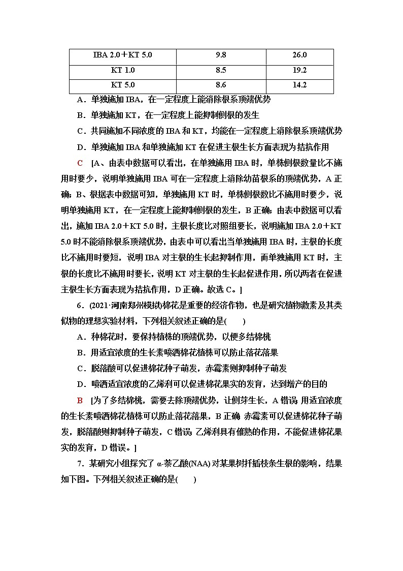 浙科版高中生物选择性必修1阶段综合测评3(第五章)含答案03