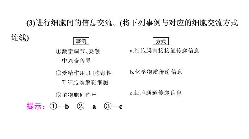 人教版高考生物一轮总复习必修1第2单元第4课细胞膜和细胞核课件第6页