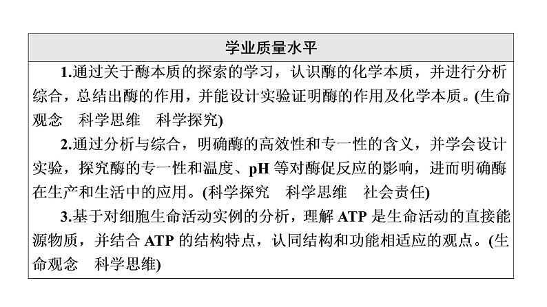 人教版高考生物一轮总复习必修1第3单元第7课酶和ATP课件03