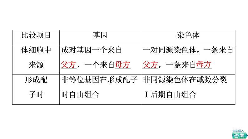 人教版高考生物一轮总复习必修2第5单元第15课基因在染色体上、伴性遗传和人类遗传病课件06