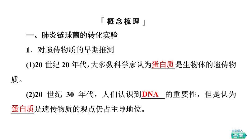 人教版高考生物一轮总复习必修2第6单元第16课DNA是主要的遗传物质课件第4页