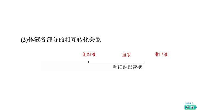 人教版高考生物一轮总复习选择性必修1第8单元第22课人体的内环境与稳态课件07