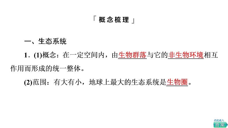 人教版高考生物一轮总复习选择性必修2第9单元第29课生态系统的结构与能量流动课件07