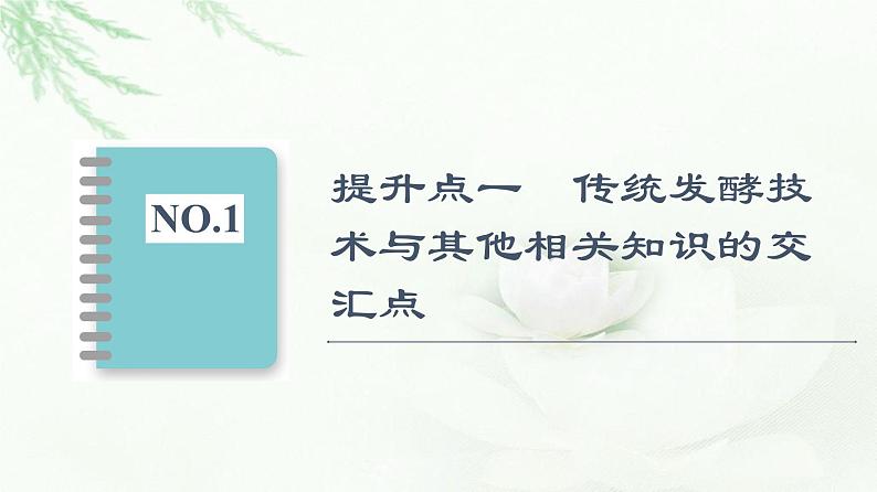 苏教版高中生物选择性必修3第1章素能提升课发酵工程与其他相关知识的综合课件第2页