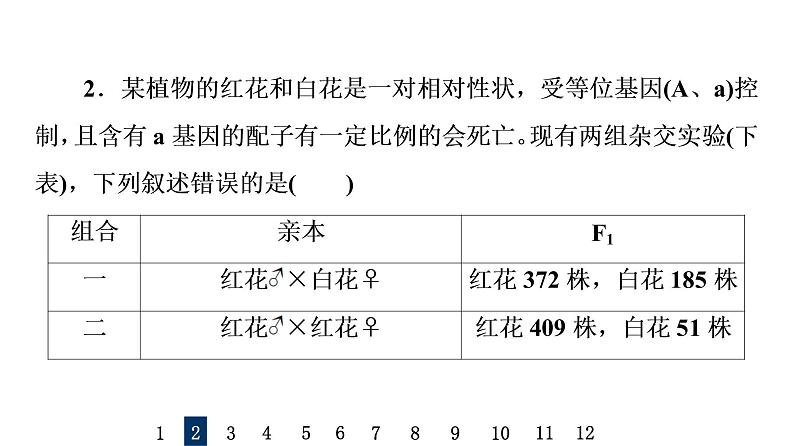 人教版高考生物一轮总复习课时质量评价13孟德尔的豌豆杂交实验(一)课件第4页