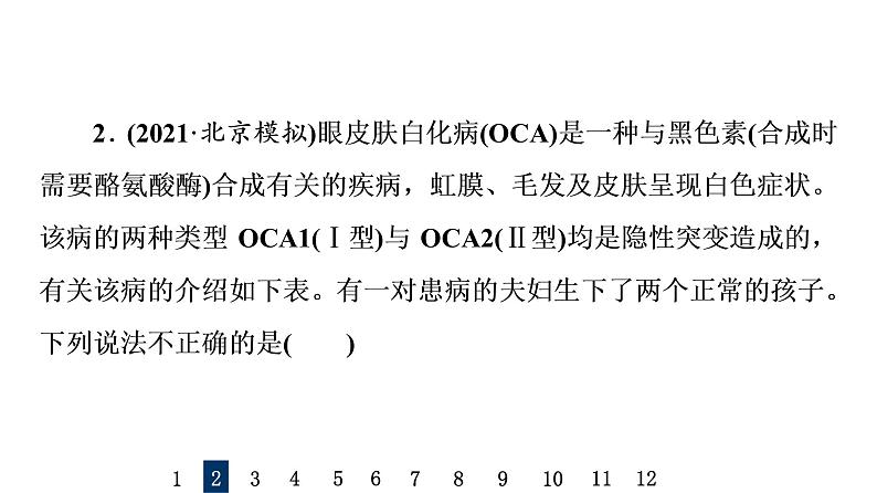 人教版高考生物一轮总复习课时质量评价19基因突变和基因重组课件第4页