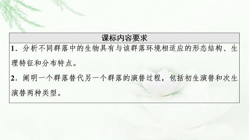 浙科版高中生物选择性必修2第2章第4节群落随时间变化有序地演替课件02