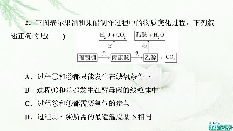 浙科版高中生物选择性必修3第1章第3节素能提升课发酵工程与其他模块知识的综合课件第8页