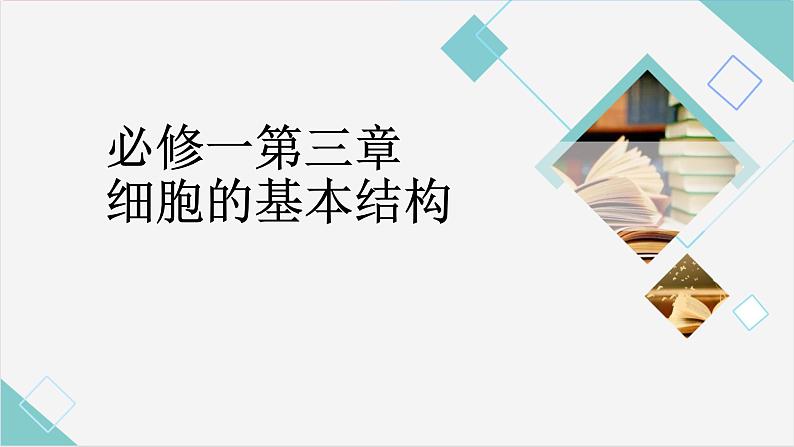 03细胞的基本结构高中生物必修一章末复习课件01