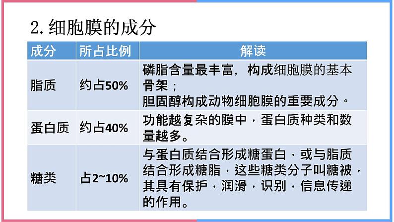 03细胞的基本结构高中生物必修一章末复习课件06