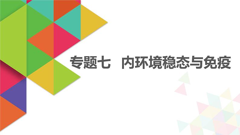 【最新版】22届高考生物二轮专题复习之专题七  内环境稳态与免疫【同步课件】第1页