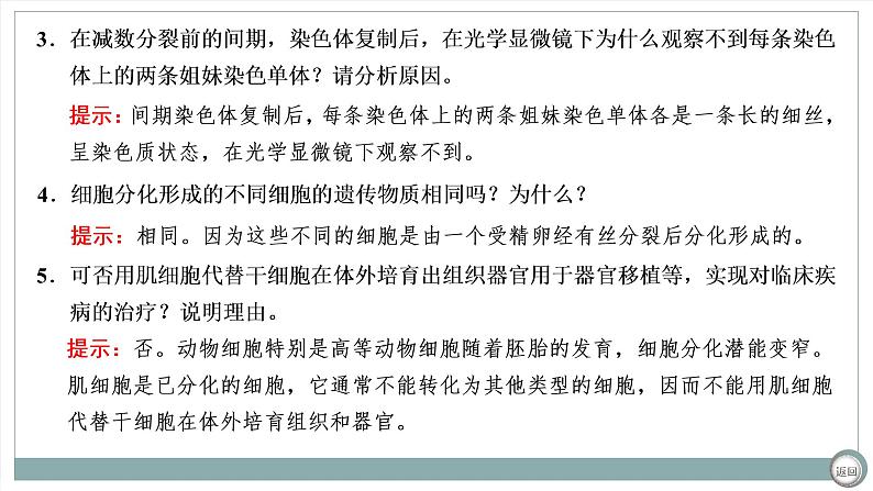 【最新版】22届高考生物二轮专题复习之专题三  细胞的生命历程【同步课件】第7页