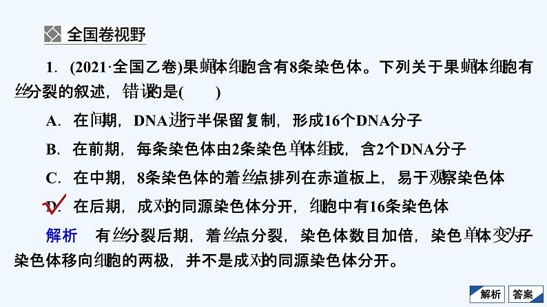 【最新版】23届生物新高考二轮专题复习之专题3　细胞的生命历程【同步课件】03