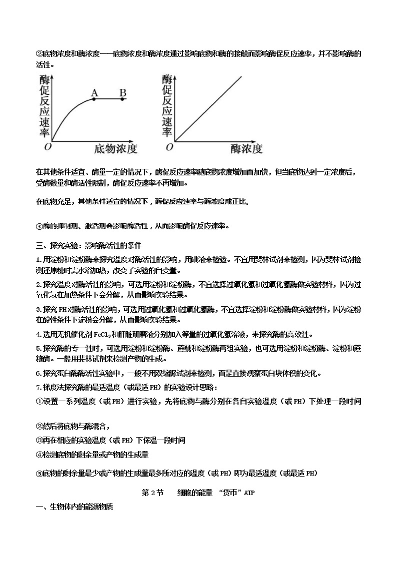 【课堂笔记】高中生物(人教版2019)必修第一册 第5章 细胞的能量供应和利用 - 同步知识点汇总.第3页