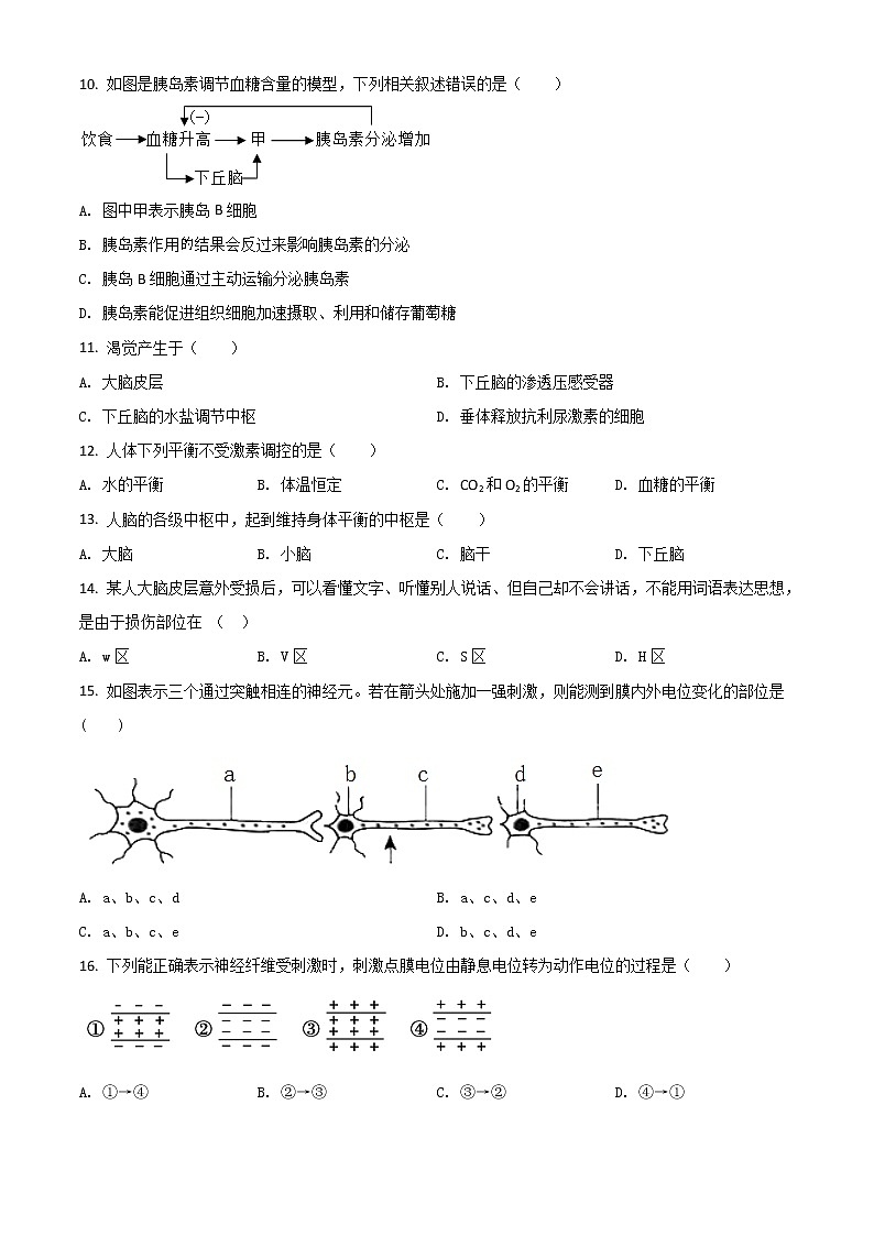2022银川二中高二下学期期中考试生物试题含解析02