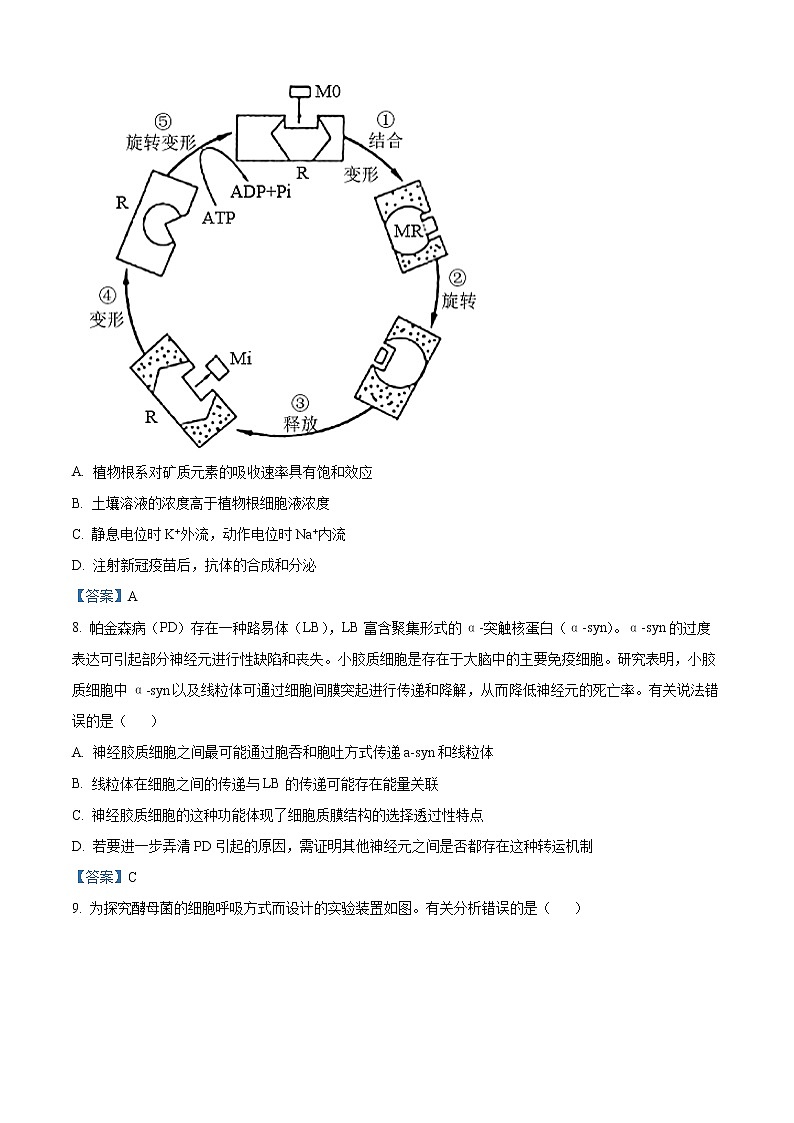 2022连云港高三上学期期中生物含答案第3页