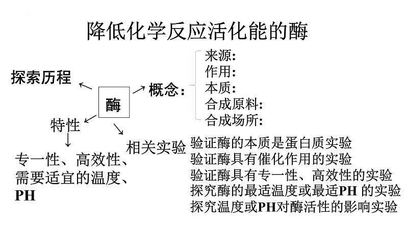 2022届高三生物一轮复习课件：降低化学反应活化能的酶第2页