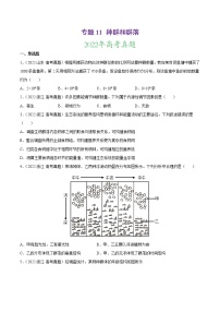 【三年高考真题】最新三年生物高考真题分项汇编——专题11《种群和群落》（2023新高考地区专用）