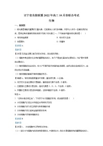 辽宁省名校联盟2022-2023学年高三生物10月联考试题（Word版附答案）