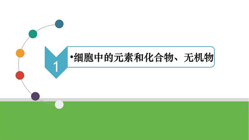 【高考大一轮单元复习】高考生物单元复习课件与检测-第02讲《细胞中的无机物、糖类和脂质》（新教材新高考）06