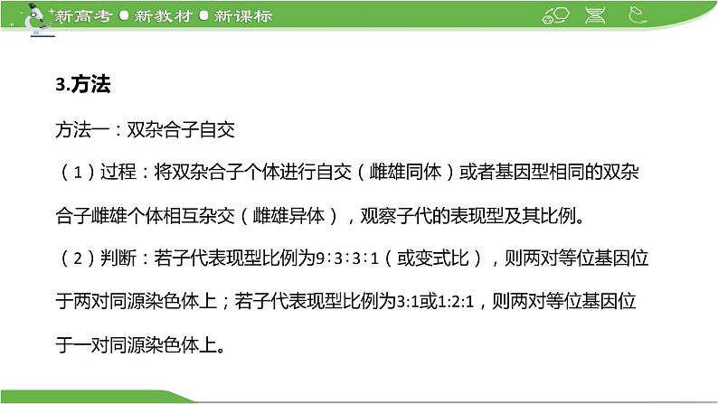 【高考大一轮单元复习】高考生物单元复习课件与检测-微专题09《两对、多对及外源基因在染色体上位置的判定方法》（新教材新高考）第7页