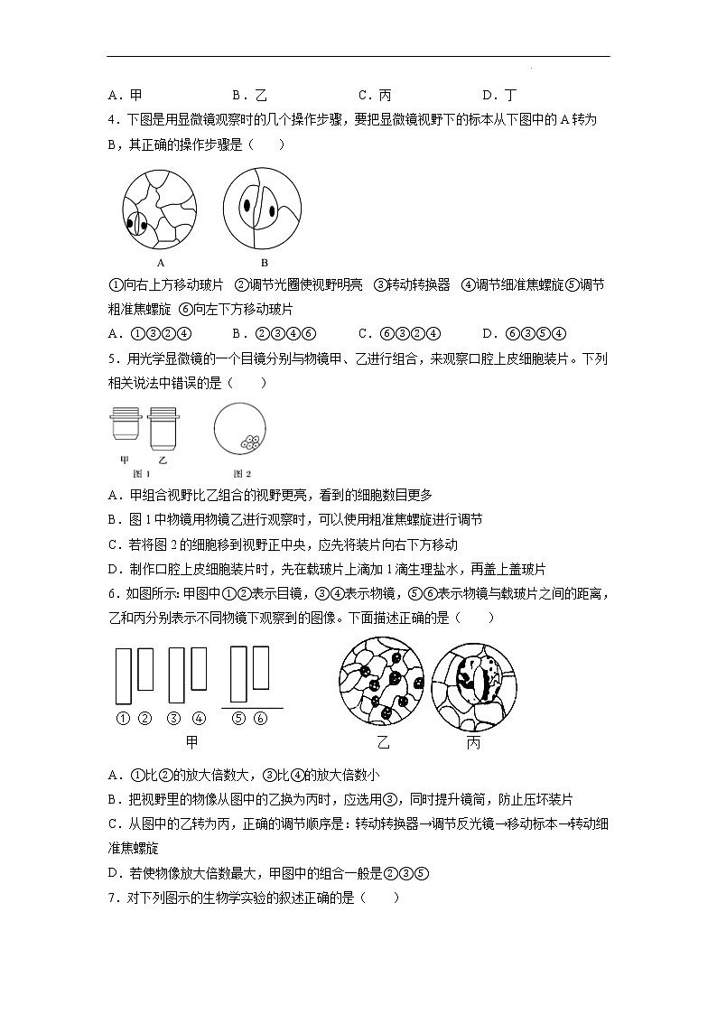 1.2 细胞的多样性和统一性（第1课时）-高中生物 课件+练习（人教版2019 必修一）02