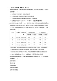 2020-2021学年第1章 走近细胞第2节 细胞的多样性和统一性课后作业题