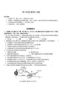 2023浙江省“七彩阳光”新高考研究联盟高二上学期期中联考试题生物PDF版含答案（可编辑）