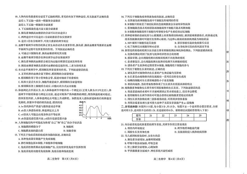 2023太原高二上学期期中考试高二生物PDF版含答案02