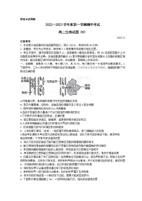 2023菏泽高二上学期期中联考生物试题（B）含答案