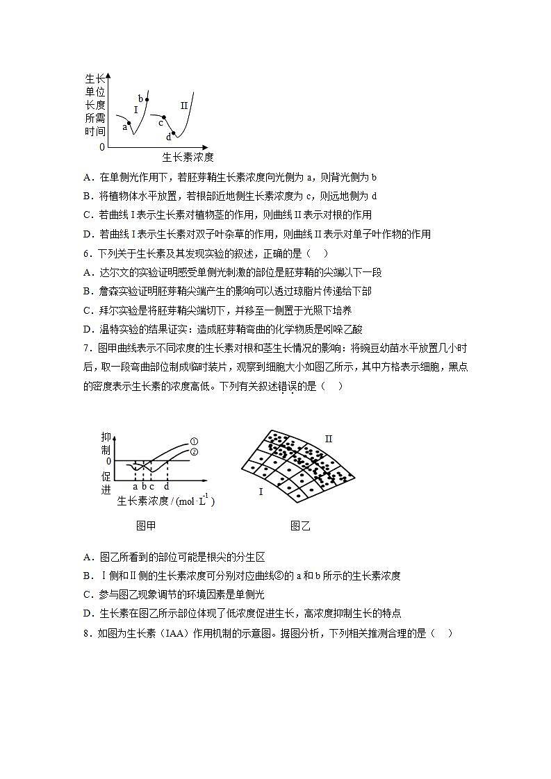 5.1 植物生长素（练习题）第2页