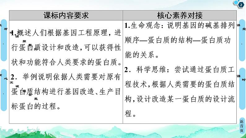 高中生物选择性必修三  第3章 第4节 蛋白质工程的原理和应用 课件第2页