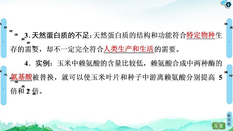 高中生物选择性必修三  第3章 第4节 蛋白质工程的原理和应用 课件第6页