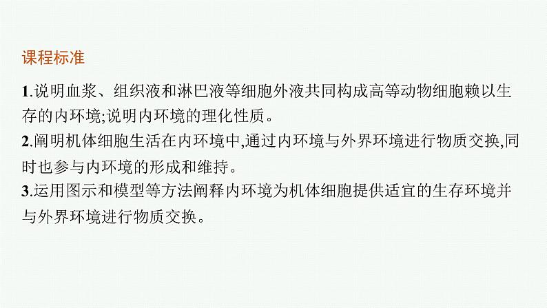 人教版高中生物选择性必修一细胞生活的环境课件第3页